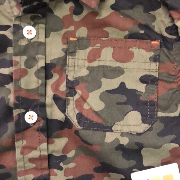 ⚾️BOYS⚾️ Camouflage button up - Picture 2 of 2